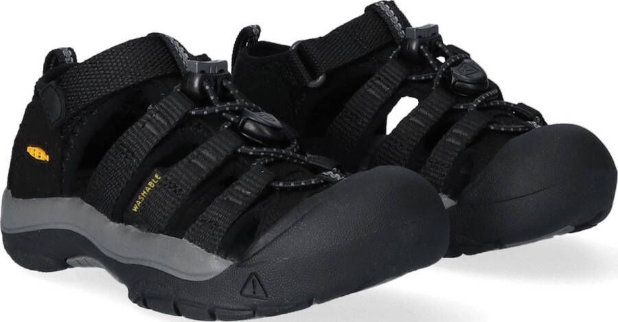 Keen Newport H2 Younger Kids Sandalen Black Yellow Zwart Polyester K1022824