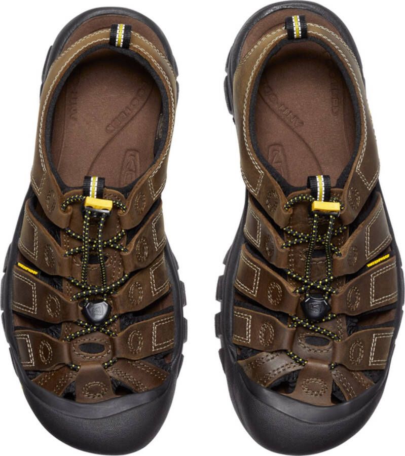 Keen Newport Heren Wandelsandalen Bison Bruin Leer K1001870