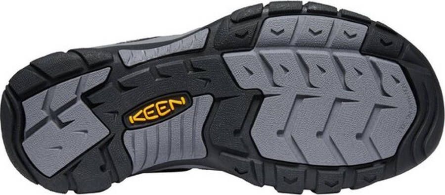 Keen Newport Heren Wandelsandalen Black Steel Grey Zwart Leer K1022247 - Foto 6