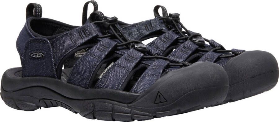 Keen Newport Heren Wandelsandalen Navy Blauw Canvas K1026223