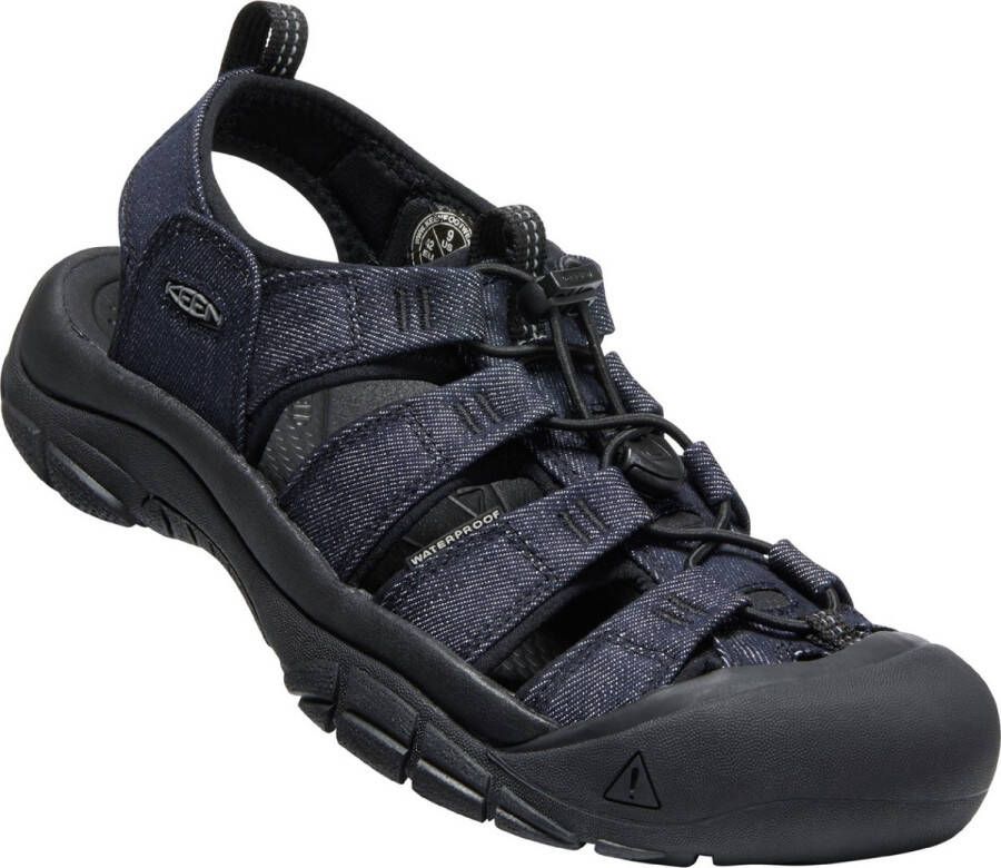 Keen Newport Heren Wandelsandalen Navy Blauw Canvas K1026223