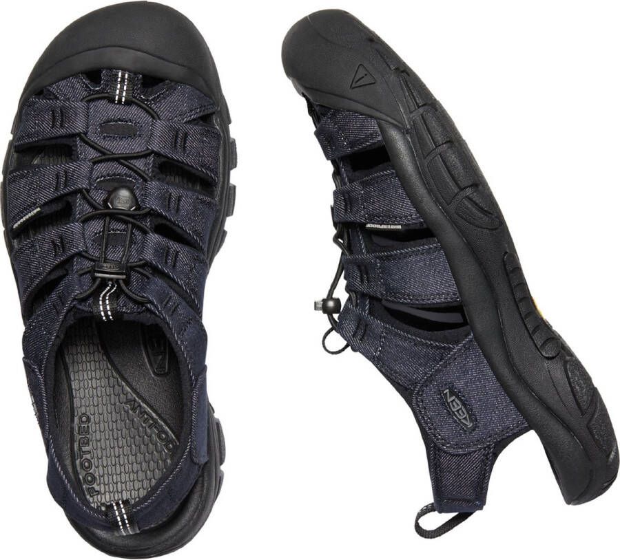 Keen Newport Heren Wandelsandalen Navy Blauw Canvas K1026223