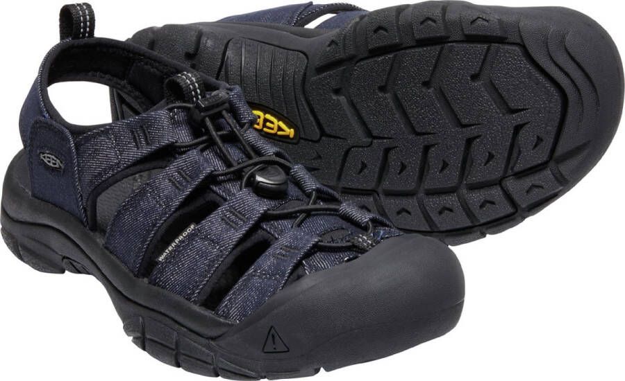 Keen Newport Heren Wandelsandalen Navy Blauw Canvas K1026223