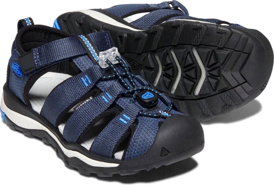 Keen Newport Neo H2 Older Kids Sandalen Blue Night Brilliant Blue Blauw Polyester K1022903