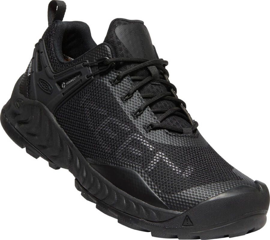 Keen NXIS EVO Heren Wandelschoenen Triple Black Zwart Mesh