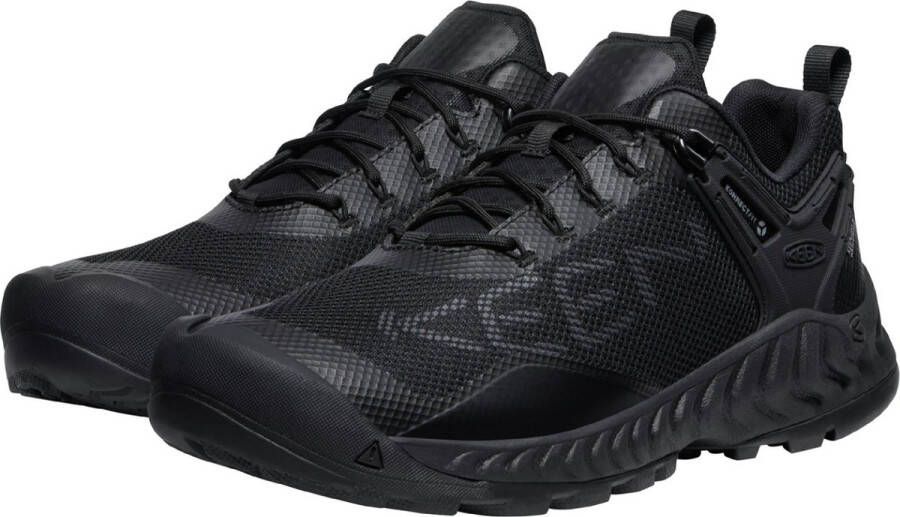 Keen NXIS EVO Heren Wandelschoenen Triple Black Zwart Mesh - Foto 5
