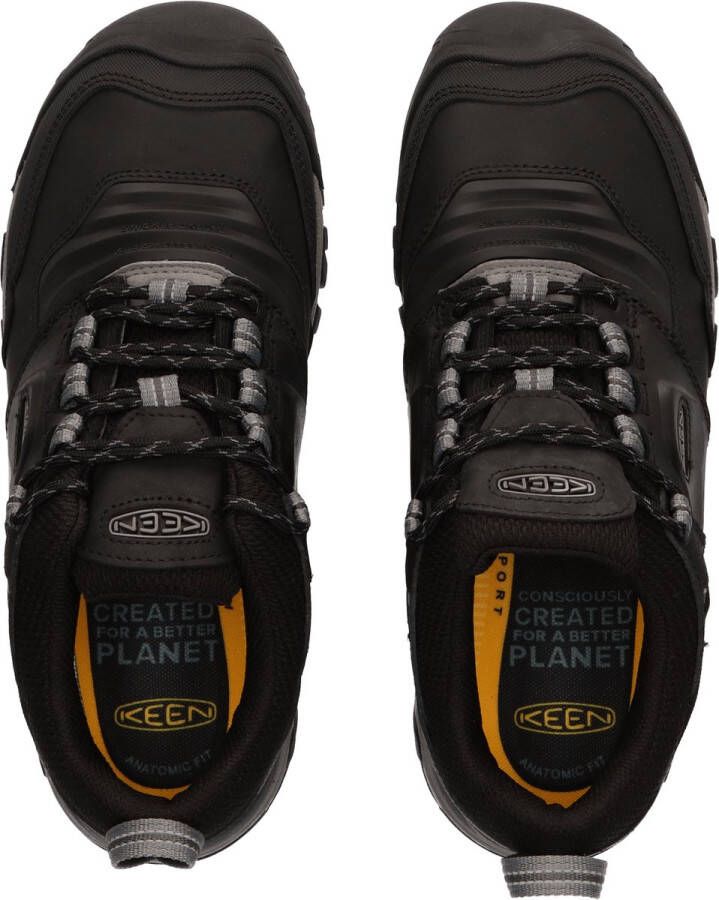 Keen Ridge Flex Heren Wandelschoenen Black Magnet Zwart Leer K1024916