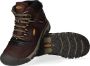 Keen Ridge Flex Mid Heren Wandelschoenen Coffee Bean Yellow Bruin Leer K1026614 - Thumbnail 8