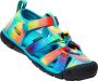 Keen Seacamp II CNX Jeugd Sandalen Vivid Blue Original Tie Dye Kinderen - Thumbnail 12