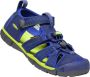 Keen Seacamp II Older Kids Sandalen Blue Depths Chartreuse Blauw Polyester K1022993 - Thumbnail 11