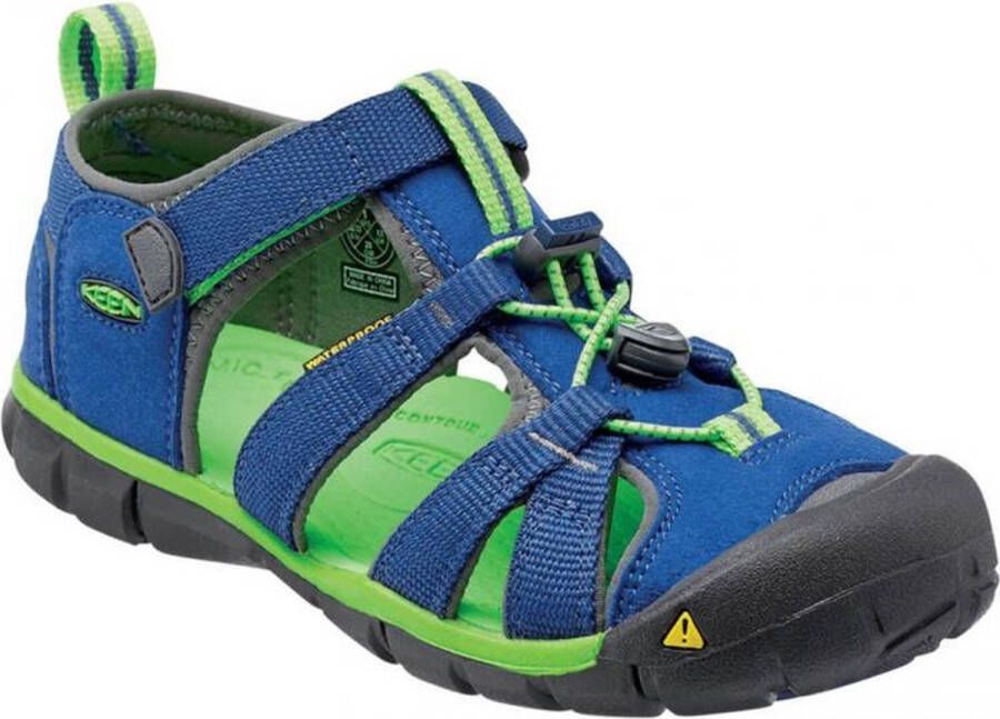 Keen Seacamp II Older Kids Sandalen Blue Depths Chartreuse Blauw Polyester K1022993