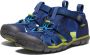 Keen Seacamp II Older Kids Sandalen Blue Depths Chartreuse Blauw Polyester K1022993 - Thumbnail 7