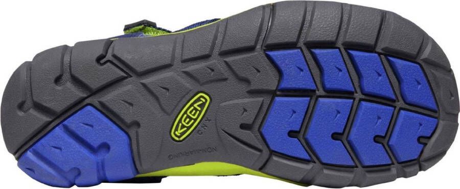 Keen Seacamp II Older Kids Sandalen Blue Depths Chartreuse Blauw Polyester K1022993