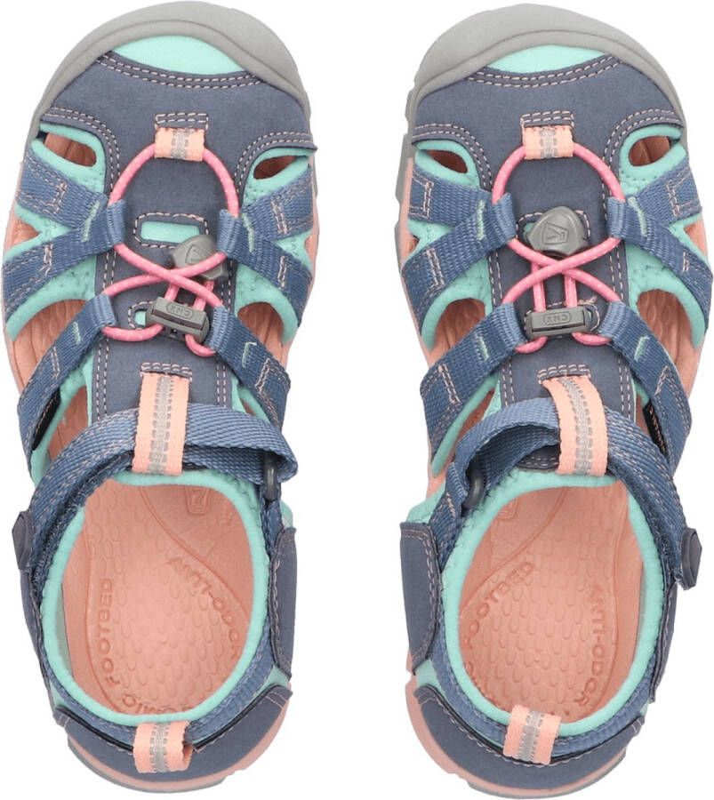 Keen Seacamp II Older Kids Sandalen Flint Stone Ocean Wave