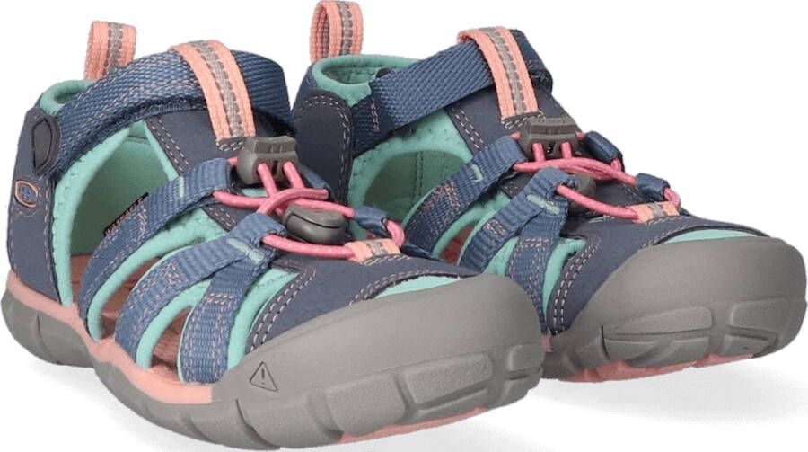 Keen Seacamp II Older Kids Sandalen Flint Stone Ocean Wave