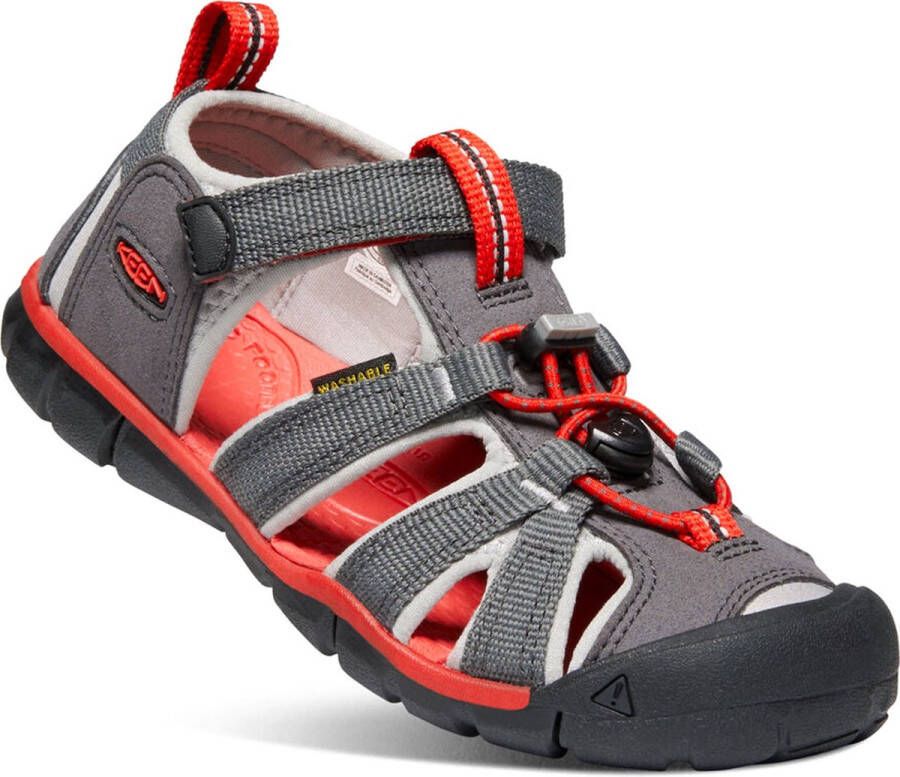 Keen Seacamp II Older Kids Sandalen Magnet Drizzle Grijs Polyester K1022985 - Foto 9