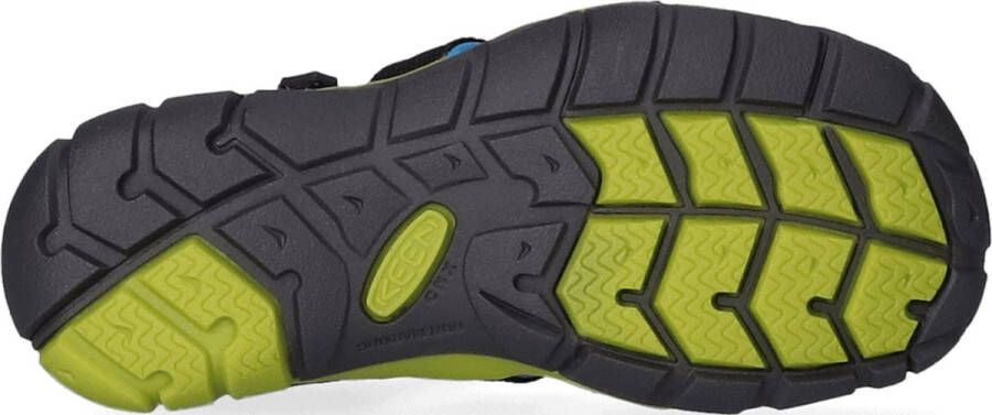 Keen Seacamp II Younger Kids Sandalen Black Brilliant Blue