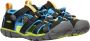 Keen Seacamp II Younger Kids Sandalen Black Brilliant Blue Zwart Polyester K1022969 - Thumbnail 13