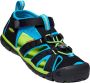 Keen Seacamp II Younger Kids Sandalen Black Brilliant Blue Zwart Polyester K1022969 - Thumbnail 8