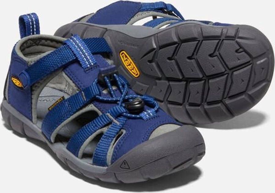 Keen Seacamp II Younger Kids Sandalen Blue Depths Gargoyle Blauw Polyester K1010088