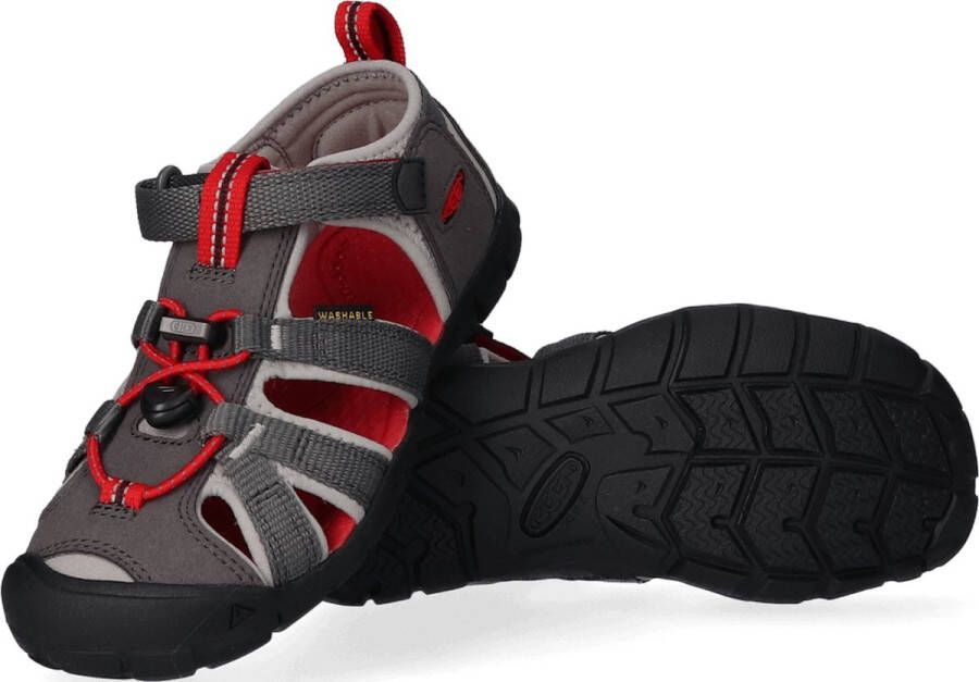 Keen Seacamp II Younger Kids Sandalen Magnet Drizzle Grijs Polyester K1022970 - Foto 13