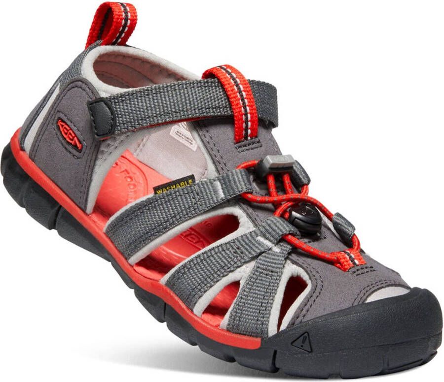 Keen Seacamp II Younger Kids Sandalen Magnet Drizzle Grijs Polyester K1022970 - Foto 4