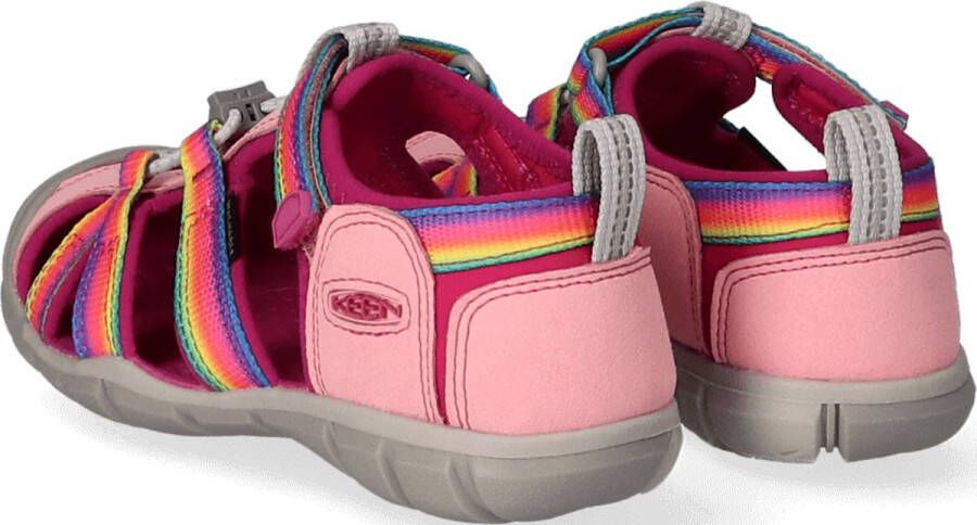 Keen Seacamp II Younger Kids Sandalen Rainbow Festival Fuchsi