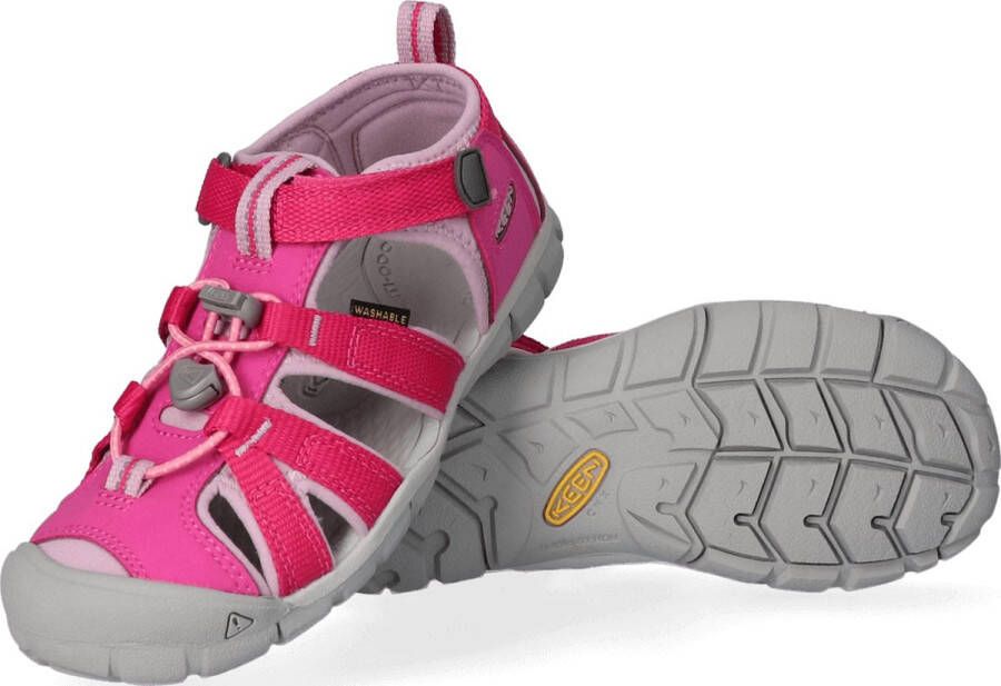 Keen Seacamp II Younger Kids Sandalen Very Berry Dawn Pink Roze Polyester K1022979 - Foto 10