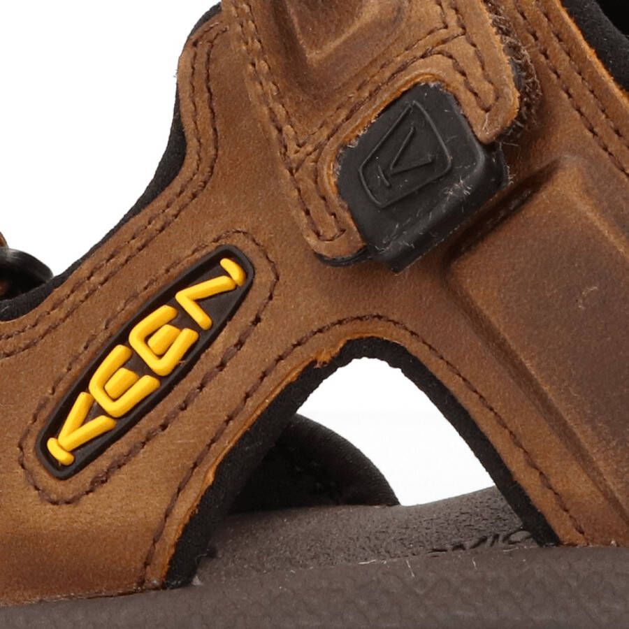 Keen Targhee III Heren Wandelsandalen Bison Mulch Bruin Leer K1022423