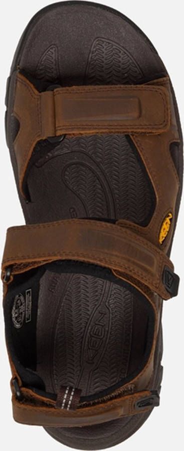 Keen Targhee III Heren Wandelsandalen Bison Mulch Bruin Leer K1022423