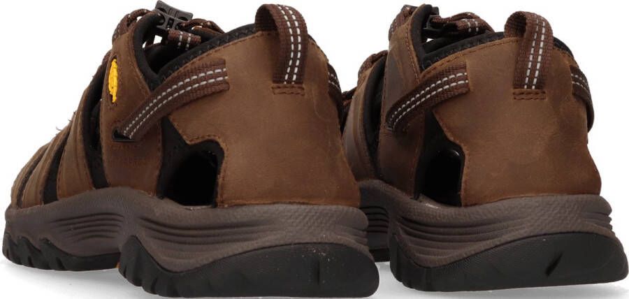 Keen Targhee III Heren Wandelsandalen Bison Mulch Bruin Leer K1022427 - Foto 13