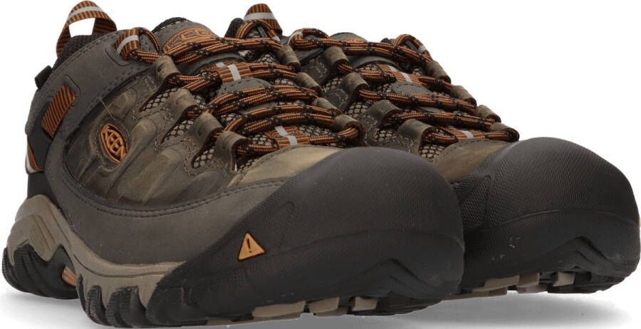 Keen Targhee III Heren Wandelschoenen Black Olive Golden Brown Groen Leer K1017784 - Foto 9