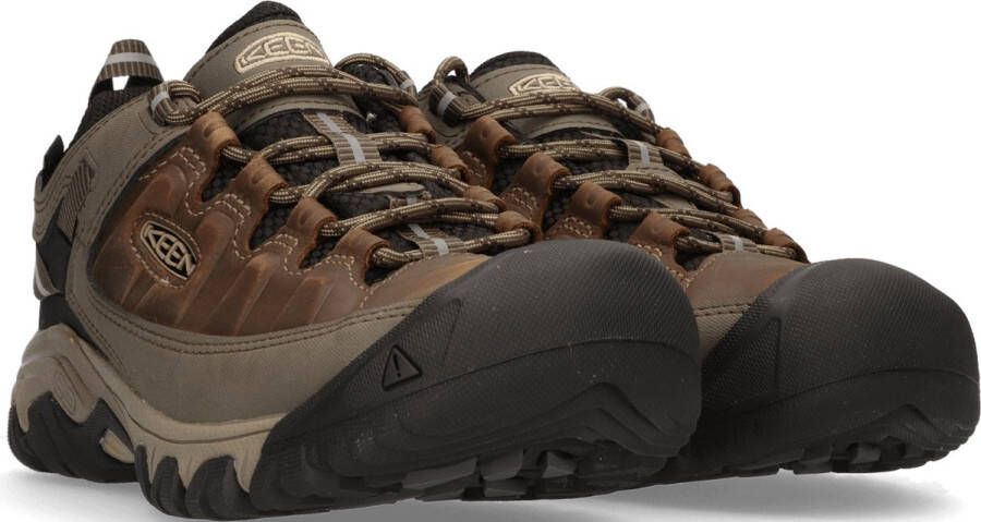 Keen Targhee III Heren Wandelschoenen Bungee Cord Black Grijs Leer K1017783