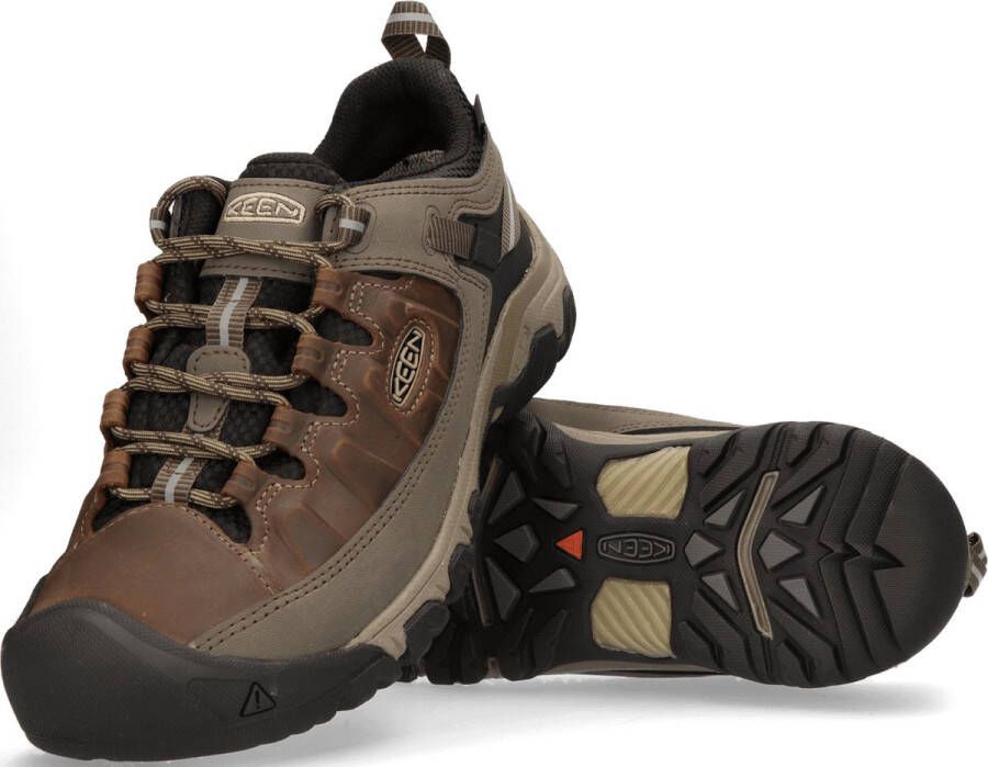 Keen Targhee III Heren Wandelschoenen Bungee Cord Black Grijs Leer K1017783