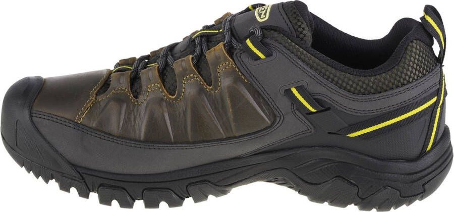 Keen Targhee III Heren Wandelschoenen Forest Night Evening Primrose Groen Leer K1026860 - Foto 13