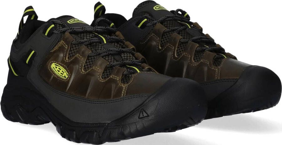 Keen Targhee III Heren Wandelschoenen Forest Night Evening Primrose Groen Leer K1026860 - Foto 7