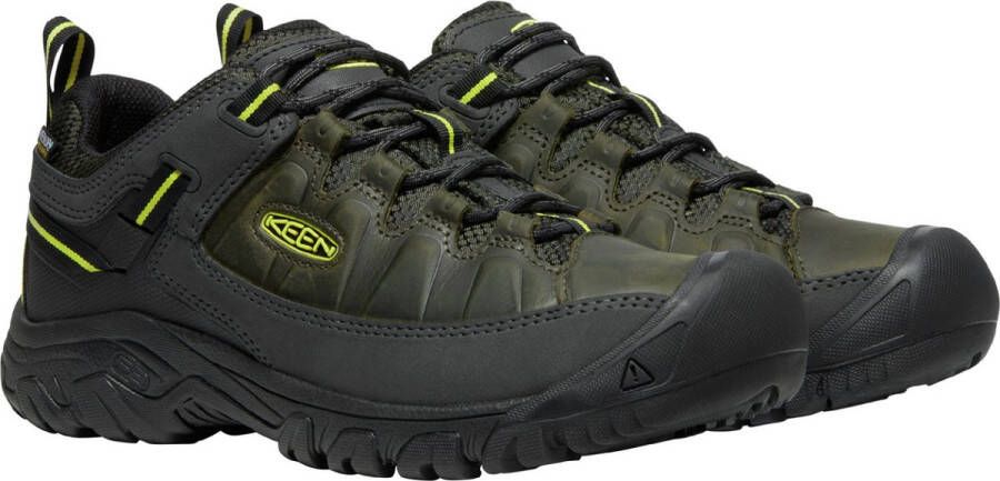 Keen Targhee III Heren Wandelschoenen Forest Night Evening Primrose Groen Leer K1026860 - Foto 8