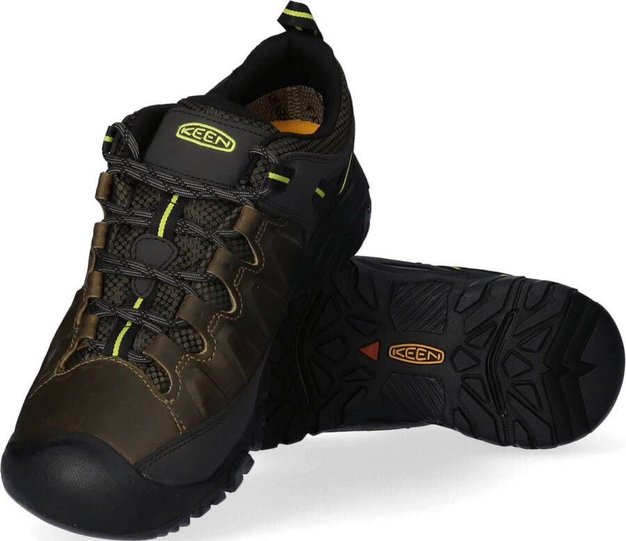 Keen Targhee III Heren Wandelschoenen Forest Night Evening Primrose Groen Leer K1026860 - Foto 9