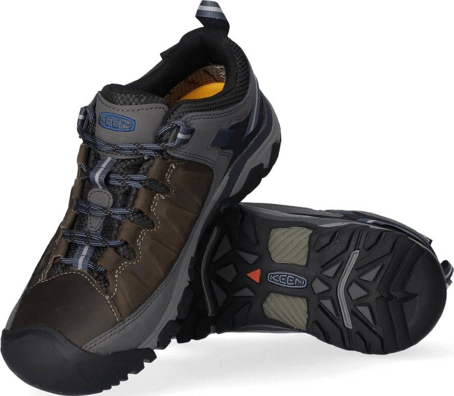 Keen Targhee III Heren Wandelschoenen Steel Grey Captains Blue Grijs Leer K1017785