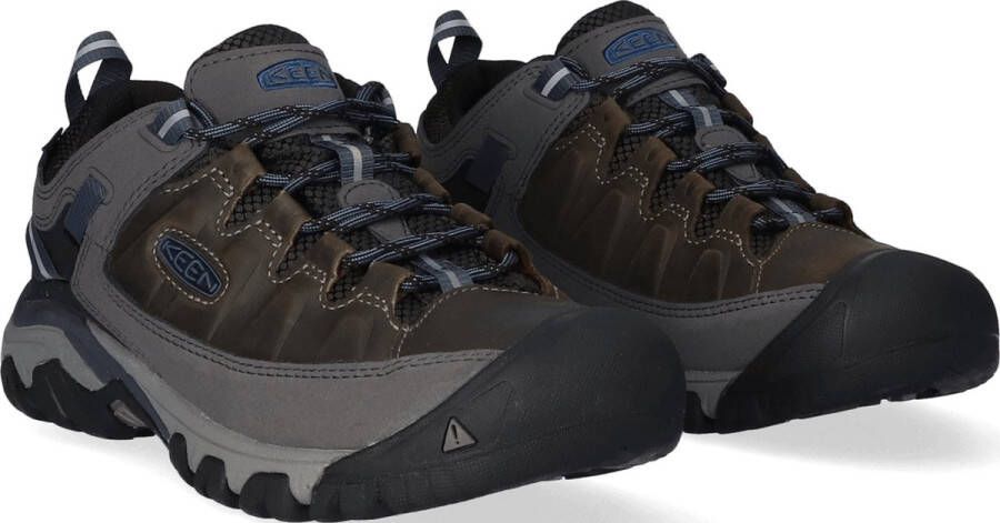 Keen Targhee III Heren Wandelschoenen Steel Grey Captains Blue Grijs Leer K1017785