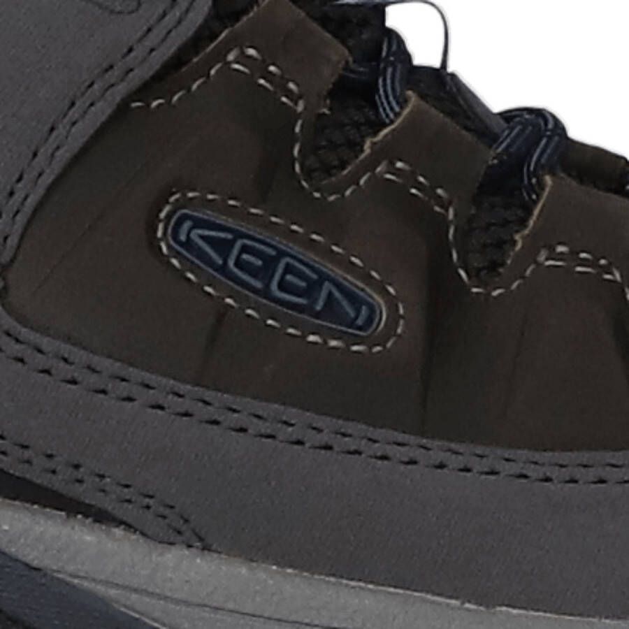 Keen Targhee III Heren Wandelschoenen Steel Grey Captains Blue Grijs Leer K1017785