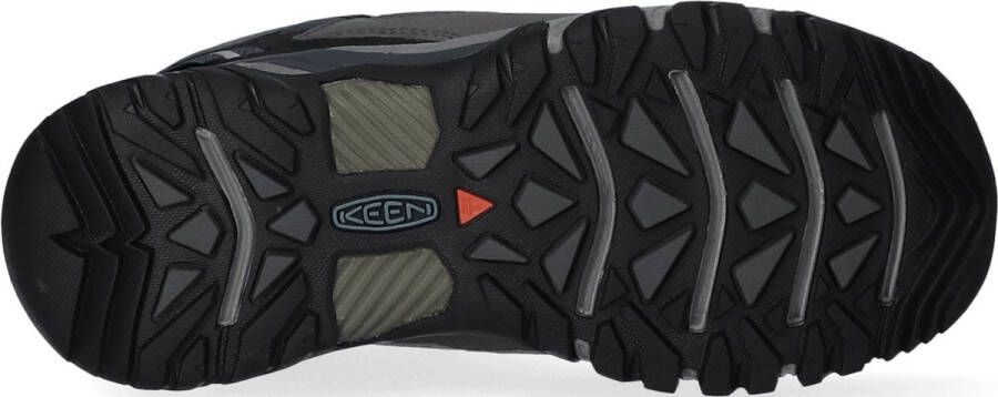 Keen Targhee III Heren Wandelschoenen Steel Grey Captains Blue Grijs Leer K1017785