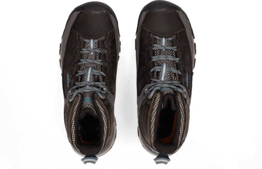 Keen Targhee III Mid Dames Wandelschoenen Magnet Atlantic Blue Grijs Leer