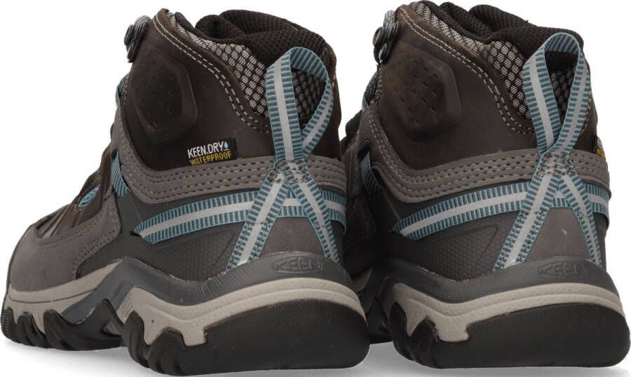 Keen Targhee III Mid Dames Wandelschoenen Magnet Atlantic Blue Grijs Leer