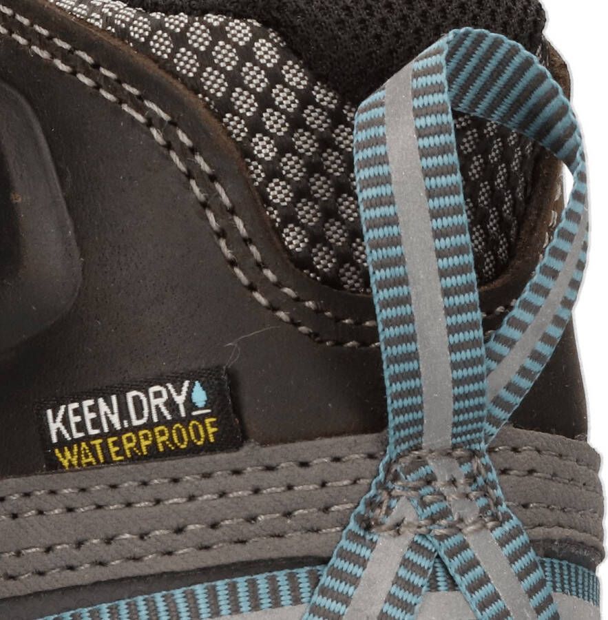 Keen Targhee III Mid Dames Wandelschoenen Magnet Atlantic Blue Grijs Leer