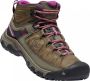 Keen Targhee III Mid Wandelschoenen Weiss enberry Bruin Leer - Thumbnail 13