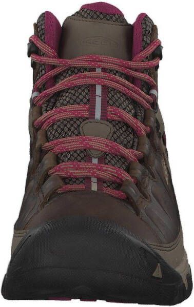 Keen Targhee III Mid Dames Wandelschoenen Weiss Boysenberry Bruin Leer