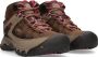 Keen Targhee III Mid Wandelschoenen Weiss enberry Bruin Leer - Thumbnail 5