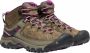 Keen Targhee III Mid Wandelschoenen Weiss enberry Bruin Leer - Thumbnail 10