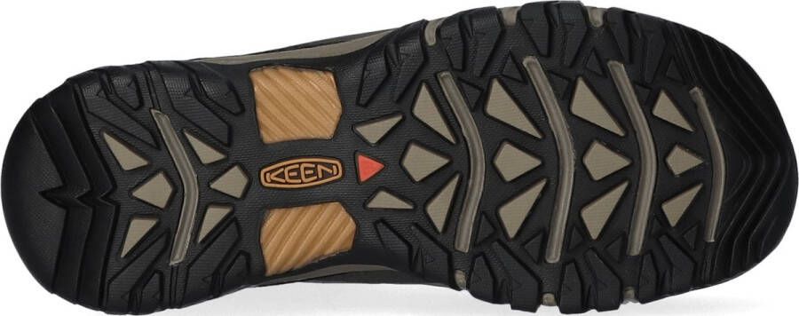 Keen Targhee III Mid Heren Wandelschoenen Black Olive Groen Leer K1017787